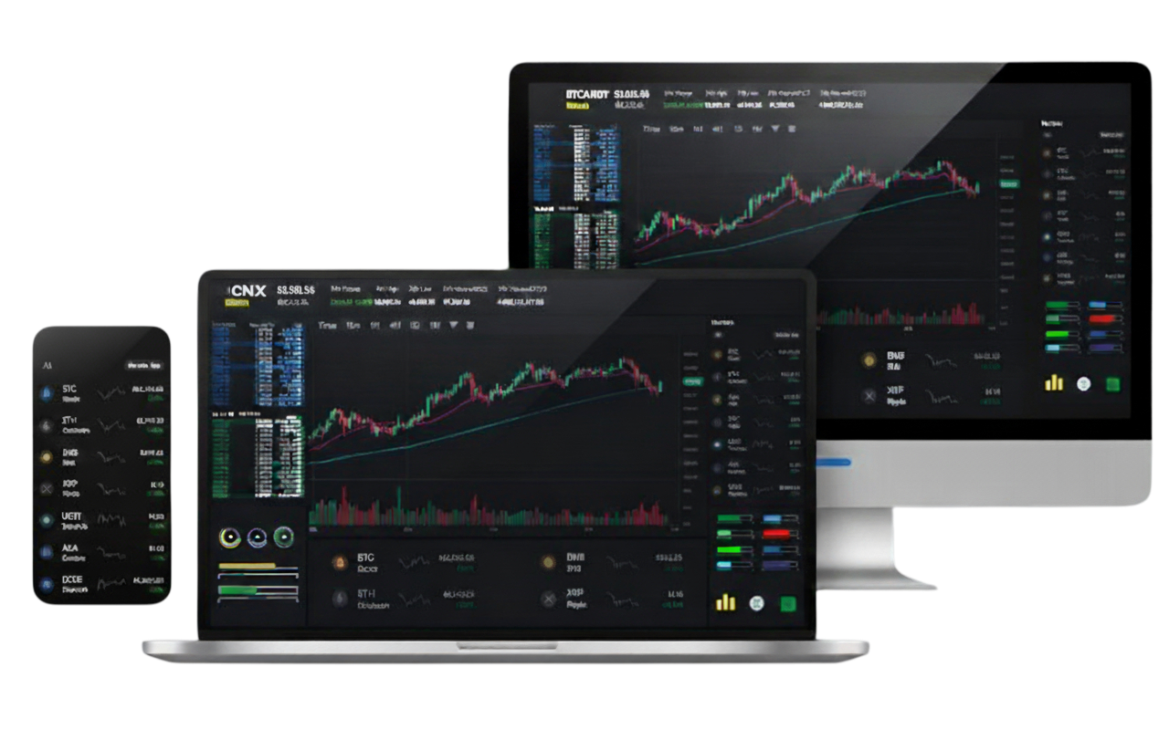 Forex trading platform dashboard